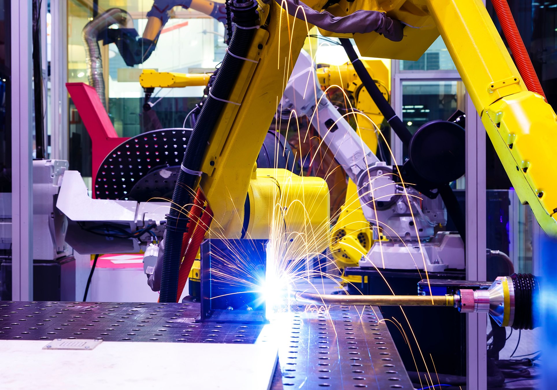 Welding Robot Machine Automotive Industry