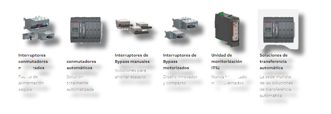 Interruptores conmitadores automaticos abb